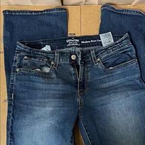 KanCan Women's Deep Blue Boot Cut Jeans